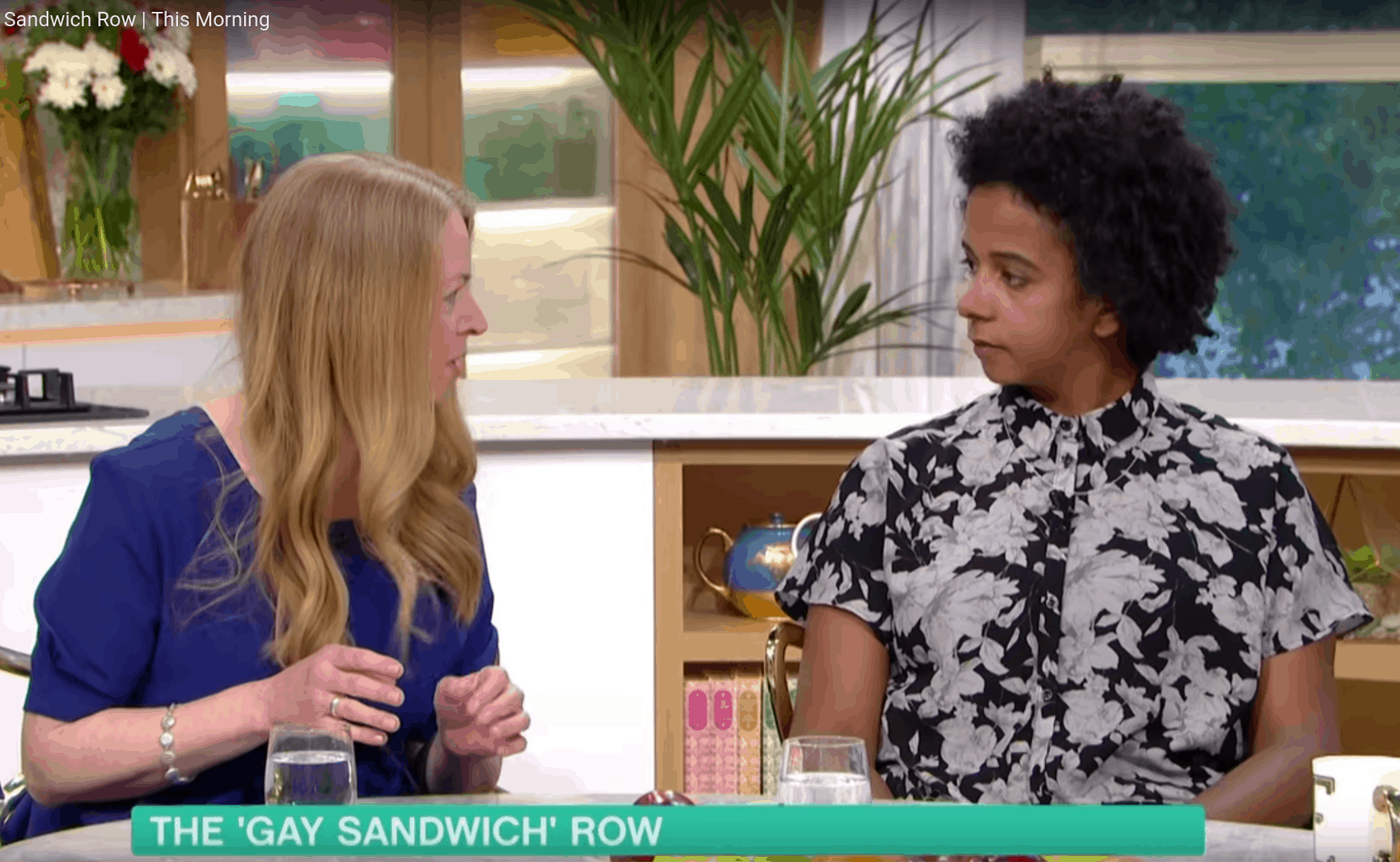 Sonia Pulton and Melissa Thompson discussing LGBT sandwich and cotton ceiling on This Morning