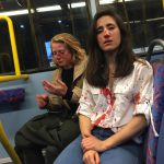 Lesbian couple Melania Geymonat and girlfriend Chris beaten in homophobic attack on London bus
