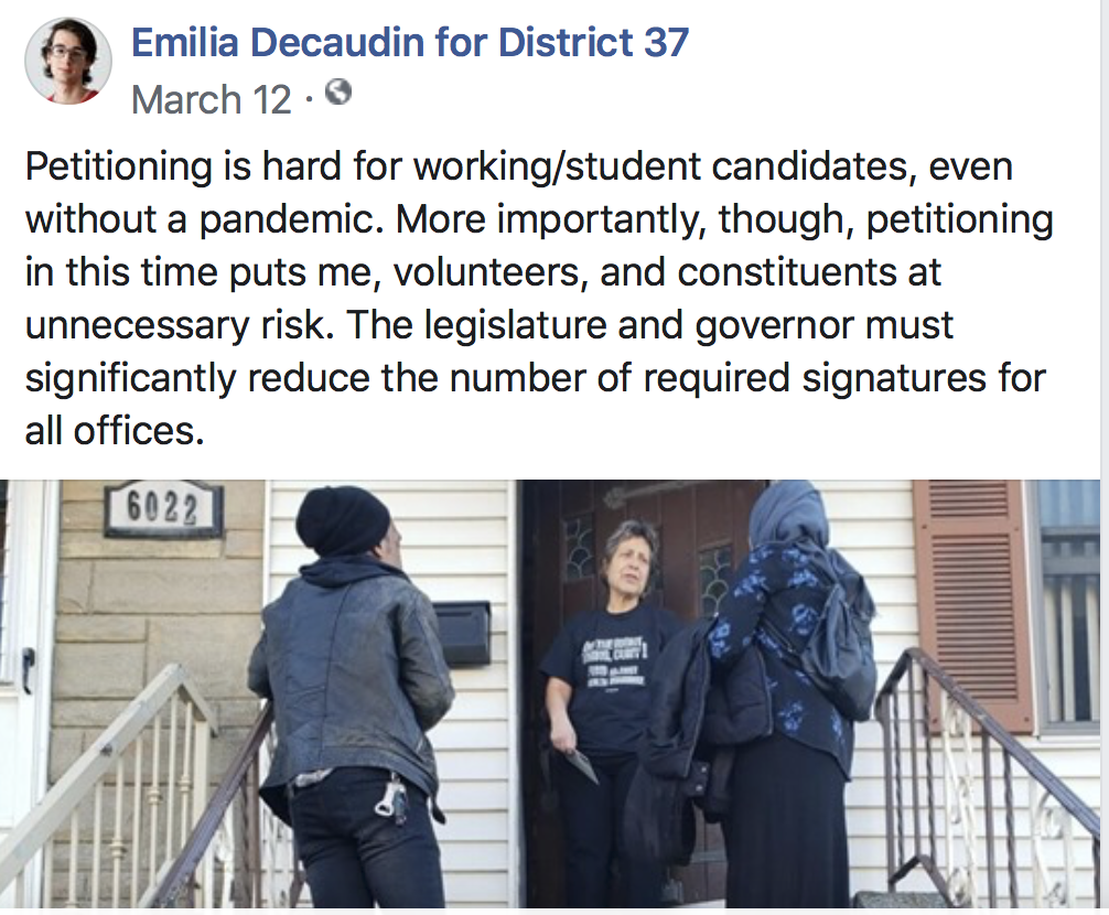 Emilia Decuadin Female District Leader and Female State Committee member for district 37