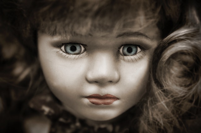 creepy doll